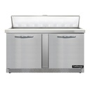 Continental Refrigerator SW60N16-FB Sandwich Unit Front Breather 60 inch 17 cu ft Capacity Stainless Steel
