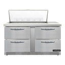 Continental Refrigerator SW60N18M-FB-D Mighty Top Sandwich Unit 60 inch 17 cu ft 4 drawers stainless steel
