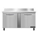 Continental Refrigerator SW60NBS Work Top Refrigerator 60W 17 cu ft Capacity Stainless Steel Two Section Energy Star