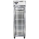 Continental Refrigerator 1RSNSSGD Reach In Display Refrigerator Stainless Steel Narrow Glass Door R290 1/4 HP