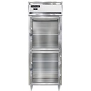 Continental Refrigerator D1FENSSGDHD Designer Line Wide Freezer One Section Stainless Steel with Glass Doors and Digital Control