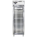 Continental Refrigerator D1FSNSAGD Designer Line Freezer One Section Self Contained Stainless Steel Full Height Glass Door
