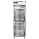 Continental Refrigerator D1FSNSAGD Designer Line Freezer One Section Stainless Steel Half Height Glass Doors