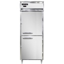Continental Refrigerator DL1WE-SS-HD Designer Line Heated Cabinet 22 cu ft Stainless Steel Half Doors Digital Control