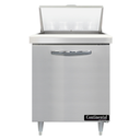 Continental Refrigerator D27N8 Designer Line Sandwich Unit 27W One Section with 8 Pans and Stainless Steel Top