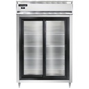 Continental Refrigerator D2RNSGD Designer Line Refrigerator Two Section Self Contained Aluminum Stainless Steel