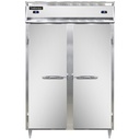 Continental Refrigerator D2RFSNSS Designer Line Refrigerator Freezer Two Section Stainless Steel Shallow Depth Cabinet