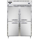 Continental Refrigerator D2RFSNSSHD Designer Line Refrigerator Freezer Two Section Stainless Steel Shallow Depth Cabinet