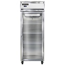 Continental Refrigerator 1FESNSAGD Extra-Wide Freezer Reach-In 28-1/2W One-Section Stainless Steel Full-Height Glass Door
