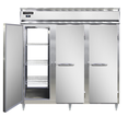 Continental Refrigerator DL3WE-PT Designer Line Heated Cabinet Extra Wide Pass-Thru Three Section 75 Cu Ft Capacity