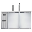Continental Refrigerator KC59NSS Keg Cooler 59W 22 cu ft Stainless Steel Top 2 Barrel Capacity Electronic Controller