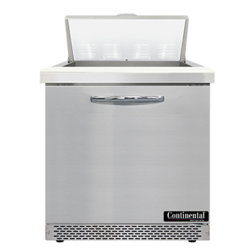 Continental Refrigerator SW32N8-FB Sandwich Unit Front Breather 32W 9 cu ft Capacity Stainless Steel Top