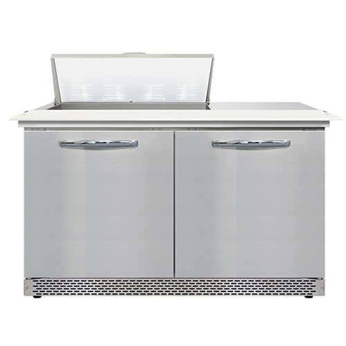 Continental Refrigerator SW48N8C-FB Sandwich Unit Front Breather 48 inch 134 cu ft Capacity Stainless Steel Top