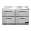 Continental Refrigerator SW48NBS-FB-D Work Top Refrigerator 48 Inch 134 cu ft Capacity Stainless Steel Drawers