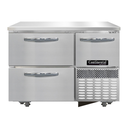 Continental Refrigerator RA43SN-U-D Undercounter Refrigerated Base 43W Stainless Steel Drawers and Door