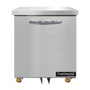 Continental Refrigerator SW27N-U Undercounter Refrigerator 27W 74 cu ft capacity stainless steel front energy star
