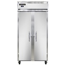 Continental Refrigerator 2FSESNSA Slim Line Freezer Reach-In 36-1/4W Two-Section Self-Contained Refrigeration