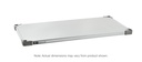 Metro 2442FG Super Erecta Solid Shelf, Galvanized Steel, 24" x 42"