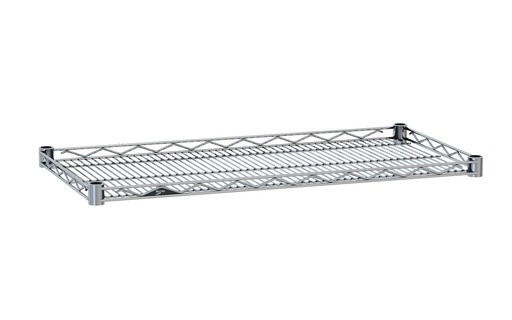 Metro HDM1436NC Super Erecta Drop Mat Wire Display Shelf, Chrome, 14" x 36"