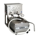Pitco P14 Fryer Filter Mobile 55 lb Oil Capacity Stainless Steel Low Profile Design with Pump and Hose Assembly