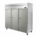 Blue Air BSR72T-HC 72 Inch Three Door Stainless Steel Commercial Refrigerator with High Efficiency Refrigeration System