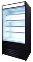 Blue Air BOD-48S Refrigerated Open Display Case with Adjustable Shelving and LED Lighting