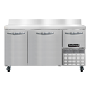 Continental Refrigerator FA60NBS Freezer Base Worktop Unit 60W Stainless Steel with Backsplash and Doors