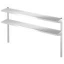 Hoshizaki HS-5228 Double Overshelf for 46 or 93 inch cabinet adjustable stainless steel compatible with models since 2017