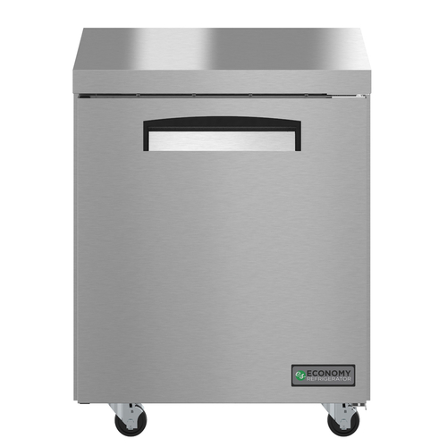 Hoshizaki EUR27A Economy Series Undercounter Refrigerator 27 inch 6.33 cu ft Self Contained Energy Star