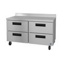 Hoshizaki WF48B-D4 Steelheart Series Worktop Freezer Two Section 48W 1366 cu ft Stainless Steel Drawers