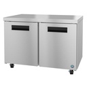 Hoshizaki UF48B Steelheart Series Undercounter Freezer 48 inch 1366 cu ft Stainless Steel 2 Section