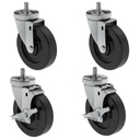 Hoshizaki HS-5036 Casters 6 inch set of 4 with 2 brakes for 1 and 2 section horizontal units