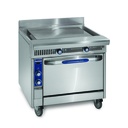 Imperial Range IHR-PL36-XB Spec Series Heavy Duty Gas Range 36 Inch Plancha Top Open Cabinet Base Stainless Steel