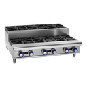 Imperial Range IHPA-4-24SU Gas Hotplate Countertop 24 Inch with 128000 BTU Open and Step Up Burners