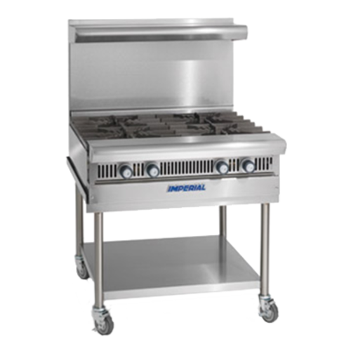 Imperial Range IHR-1HT-12-M Spec Series Heavy Duty Range Gas 12W Modular Add-A-Unit Hot Top Manual Controls
