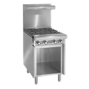 Imperial Range IHR-1HT-12-XB Spec Series Heavy Duty Range Gas 12 Inch Add A Unit Hot Top Open Cabinet Stainless Steel