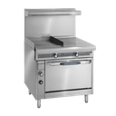 Imperial Range IHR-G18-1HT-XB Spec Series Heavy Duty Range Gas 36 Inch 18 Inch Griddle Hot Top Open Base 80000 BTU