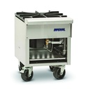 Imperial Range ISP-J-SP Stock Pot Range Gas 18W 1 Jet Burner Cast Iron Grate Stainless Steel 125000 BTU