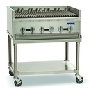 Imperial Range PSB48 Pro Series Charbroiler Gas Countertop 48 Inch 8 Burners Stainless Steel 176000 BTU