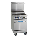 Imperial Range IR-10-SU-C Pro Series Restaurant Range Gas 60 Inch with 5 Open Burners and Convection Oven