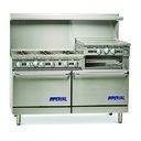 Imperial Range IR-6-RG24-C Pro Series Restaurant Range Gas 60 Inch with 6 Open Burners and Convection Oven