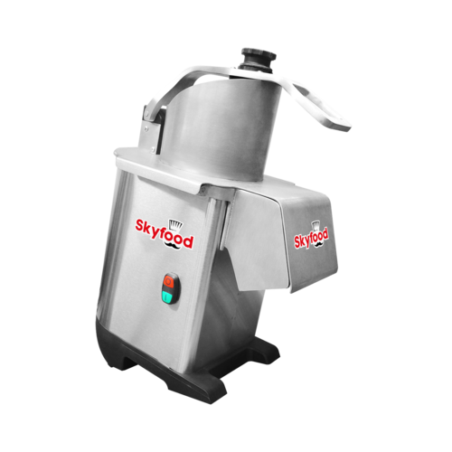 Skyfood Equipment PA-7 PRO Countertop Food Processor with Continuous Feed for Slicing, Shredding, Grating, and Dicing in Stainless Steel