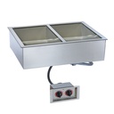 Alto-Shaam 200-HWI/D6 Halo Heat Hot Food Well Unit Drop-In Electric 27-5/8W x 23-3/16D 2 Full-Size Pan Capacity