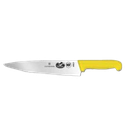 Victorinox 5.2008.25 Chef's Knife 10 inch blade 2-1/4 inch width at handle yellow Fibrox Pro handle slip resistant NSF