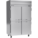 Beverage Air HF2HC-1HS Horizon Series Freezer Two Section 52W 45.2 cu ft Capacity with Solid Doors and LED Lighting