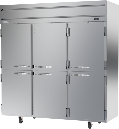 Beverage Air HFPS3HC-1HS Horizon Series Freezer Reach In Three Section 69.1 Cu Ft Stainless Steel