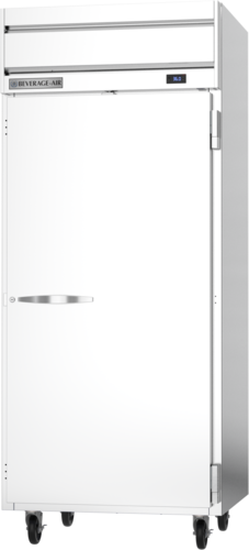 Beverage Air HRS1WHC-1S Horizon Series Refrigerator Reach In 30.76 cu ft Stainless Steel Solid Door LED Lighting