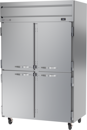 Beverage Air HRS2HC-1HS Horizon Series Refrigerator Reach In Two Section 45.2 Cu Ft Stainless Steel Interior