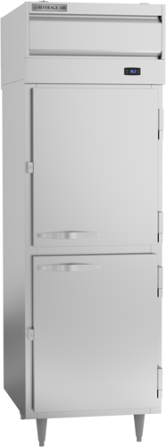 Beverage Air PRD1HC-1AHS P-Series Pass-Thru Refrigerator 22.9 cu ft Stainless Steel LED Lighting Made in USA