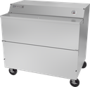 Beverage Air SMF49HC-1-S School Milk Cooler 49 Inch Forced Air Digital Thermometer Stainless Steel Auto Defrost